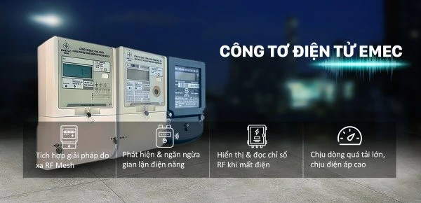 Dòng sản phẩm công tơ 1 pha EMEC được khách hàng tin chọn bởi những ưu điểm vượt trội